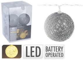 10 LED Μπάλες ArteLibre Φ6cm Θερμό Φως Μπαταρίας 06351109 ArteLibre 06351109