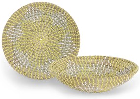 Διακοσμητικό Πιάτο Τοίχου Φ28 Nef-Nef Homeware Bangor Yellow