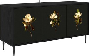 vidaXL Ντουλάπι TV BREMEN 102 x 33 x 51 εκ Μαύρη Δρυς