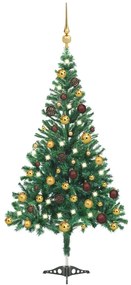 vidaXL Χριστουγεν. Δέντρο Τεχνητό με LED & Μπάλες 230 Κλαδιά 120 εκ.