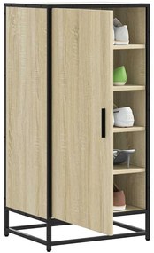 vidaXL Παπουτσοθήκη Sonoma Δρυς 48x38x97,5 εκ. από Επεξεργασμένο Ξύλο