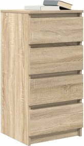 vidaXL Ραφιέρα Sonoma Δρυς 37,5x35x76 εκ. από Επεξεργ. Ξύλο