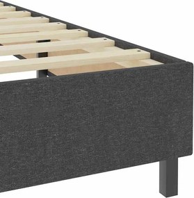 vidaXL Πλαίσιο Κρεβατιού Boxspring Γκρι 160 x 200 εκ. Υφασμάτινο