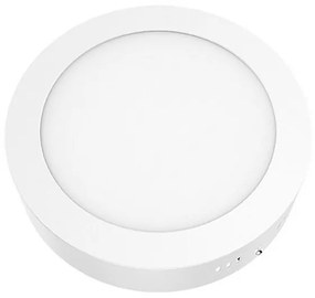 Panel Led Arca4830RW 48W 3000K 3610lm White Aca Round Αλουμίνιο