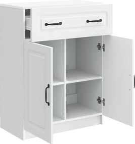 vidaXL Πλαϊνό γραφείο Λευκό 66 x 34,5 x 87 εκ. Επεξεργασμένο Ξύλο