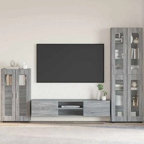 vidaXL Πλαϊνό γραφείο FLORIN 55,5 x 29 x 100 εκ Γκρίζο Σονομα