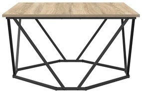 vidaXL Τραπεζάκι σαλονιού Sonoma Δρυς 80 x 80 x 45 cm