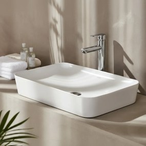 Creavit Ultra White Matt 60x40 – Επιτραπέζιος Νιπτήρας Ultra-Thin