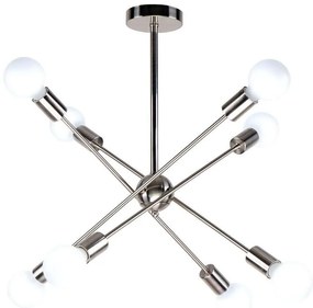 Φωτιστικό Οροφής Gwen 77-8096 75x75x57 Nickel Homelighting Metal