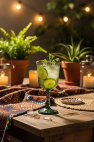 Wine Glass Set (4 Pieces) RAKLE346 Green