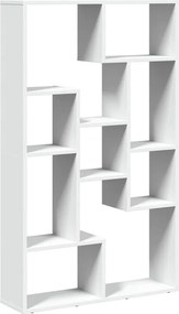 vidaXL Βιβλιοθήκη Λευκή 72x20x120,5 εκ. από Επεξεργασμένο Ξύλο