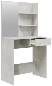 vidaXL Μπουντουάρ Σετ Γκρι Σκυροδέματος 74,5 x 40 x 141 εκ.