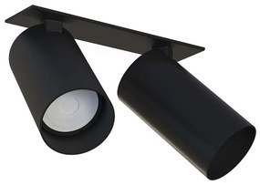Φωτιστικό Οροφής - Σποτ Mono Surface 7834 2xGU10 10W Black Nowodvorski Metal, Plastic