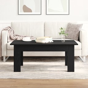 vidaXL Τραπεζάκι Σαλονιού Μαύρο Δρυς 100x60x42 εκ Επεξεργασμένο Ξύλο