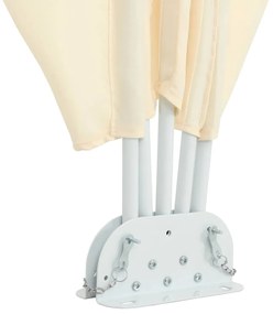 vidaXL Σκίαστρο Βεράντας Πλαϊνό Πτυσσόμενο Κρεμ 240 x 160 εκ.