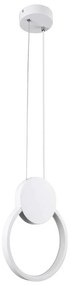 Φωτιστικό Οροφής Cyclos 61074 Led 9W 21x2,3x26,5cm White GloboStar Aluminium
