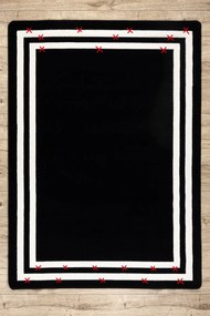 Χαλί HAMPTON Πλαίσιο μαύρο - ΠΡΟΪΟΝ ΔΕΥΤΕΡΗΣ ΚΑΤΗΓΟΡΙΑΣ