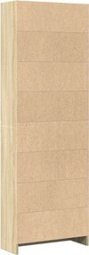 vidaXL Βιβλιοθήκη Sonoma Δρυς 60x24x176 εκ. από Επεξεργασμένο Ξύλο
