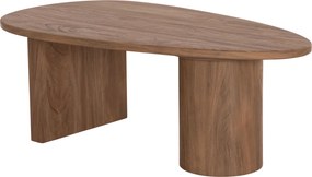 ΤΡΑΠΕΖΙ ΣΑΛΟΝΙΟΥ ΟΒΑΛ ALPER HM18327 MDF ΣΕ SONAMA ΧΡΩΜΑ 110x60x40Υεκ