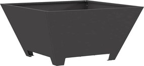vidaXL Φωτιά Μαύρο 60 x 60 x 30 cm Ατσάλι