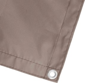 vidaXL Οθόνη Μπαλκονιού Taupe 100 x 300 cm Ύφασμα Όξφορντ
