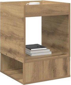 vidaXL End Table Artisan Oak 40 x 40 x 56 εκ. Επεξεργασμένο ξύλο