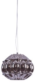 SE4344-01 NADIA PENDANT SMOKE GLASS E4