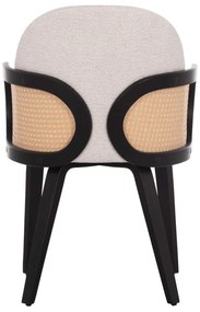 ΠΟΛΥΘΡΟΝΑ ΤΡΑΠΕΖΑΡΙΑΣ BECKER HM18246.02 PLYWOOD ΜΑΥΡΟ--ΕΚΡΟΥ ΥΦΑΣΜΑ 54x62x79Υεκ.