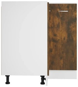 Ντουλάπι Κουζίνας Καπνιστή Δρυς 75,5x75,5x81,5εκ. Επεξεργ. Ξύλο - Καφέ