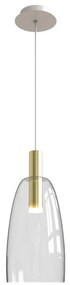 Φωτιστικό Οροφής Μονόφωτο LED Zambelis 1966 Clear Glass