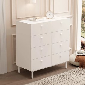 Συρταριέρα Λευκό FLUBEPA 89.4x41.8x93.1