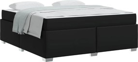 vidaXL Σκελετός Κρεβατιού Μαύρο 180 x 200 cm ύφασμα