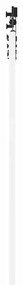 vidaXL Συρόμενη Πόρτα Λευκό 86 x 198.5 cm Ξύλο και μέταλλο