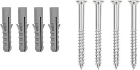 vidaXL Μπάρα Ποδηλάτων για 5 Ποδήλατα Μαύρη από Ατσάλι