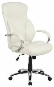 Καρέκλα γραφείου Mesa 373, Άσπρο, 117x70x68cm, Με μπράτσα, Με ρόδες, Μηχανισμός καρέκλας: Ασύγχρονος | Epipla1.gr