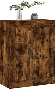 vidaXL Ντουλάπι Τοίχου Καπνιστή Δρυς 69,5 x 34 x 90 εκ. Επεξεργ. Ξύλο
