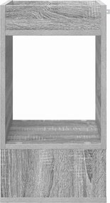 vidaXL End Table Γκρίζο Σονομα 30 x 30 x 56 εκ. Επεξεργασμένο ξύλο