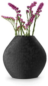 Βάζο Outback L 219015 38x10x33cm Black Philippi Αλουμίνιο