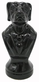 Διακοσμητικό Σκυλάκι Κεραμικό Μαύρο Art Et Lumiere 10x9,5x21εκ. 30505