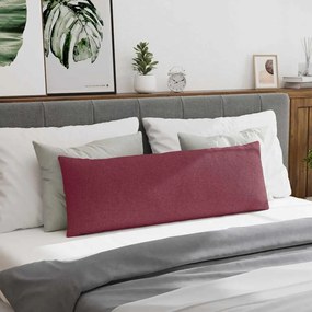 vidaXL Μαξιλάρι Καναπέ 2 pcs ύφασμα Κόκκινο 120 x 40 cm