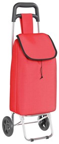 vidaXL Καρότσι Αγορών Κόκκινο 35 x 28 x 92 εκ. Ύφασμα Oxford
