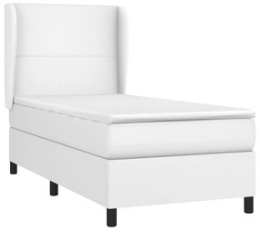 ΚΡΕΒΑΤΙ BOXSPRING ΜΕ ΣΤΡΩΜΑ ΛΕΥΚΟ 100X200ΕΚ.ΑΠΟ ΣΥΝΘΕΤΙΚΟ ΔΕΡΜΑ 3128896