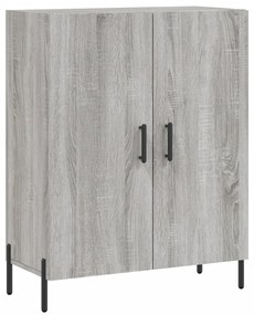 vidaXL Ντουλάπι Γκρι Sonoma 69,5 x 34 x 180 εκ. Επεξεργασμένο Ξύλο