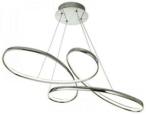Φωτιστικό Οροφής Led 6151 L100cm 4200Lm Chrome Inlight Metal,Acrylic