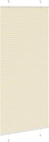 VidaXL Πλισέ περσίδα Κρέμα 85x200 cm Πλάτος υφάσματος 84,4 cm