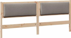 vidaXL Κεφαλάρι Άλλο Καφέ 180 cm Μασίφ ξύλο πεύκου
