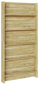 vidaXL Στήριγμα φυτών 5 επίπεδων 90x15x180 εκ. από εμποτισμένο ξύλο πεύκου