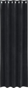 vidaXL Κουρτίνες συσκότισης 2 τμχ. Μαύρο 140 x 260 cm Βελούδο