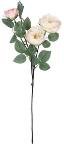 Τεχνητό Λουλούδι Climbing Rose 21183 70cm Green-Champagne GloboStar Polyethylene,Fabric