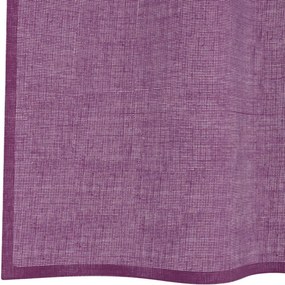 vidaXL Κουρτίνες Voile με ροδέλες 2 τεμάχια Μοβ 140x175 εκ.